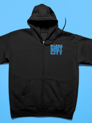 Detroit Grit City Full Zip Hoodie