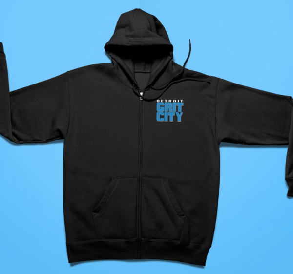 Detroit Grit City Full Zip Hoodie