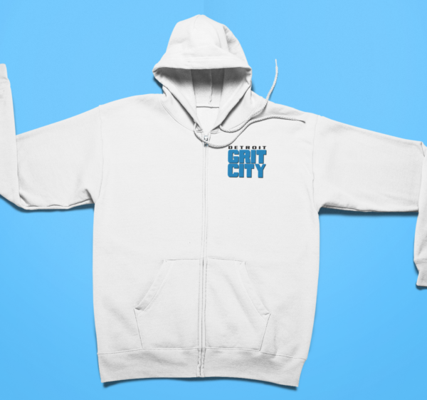 Detroit Grit City Full Zip Hoodie